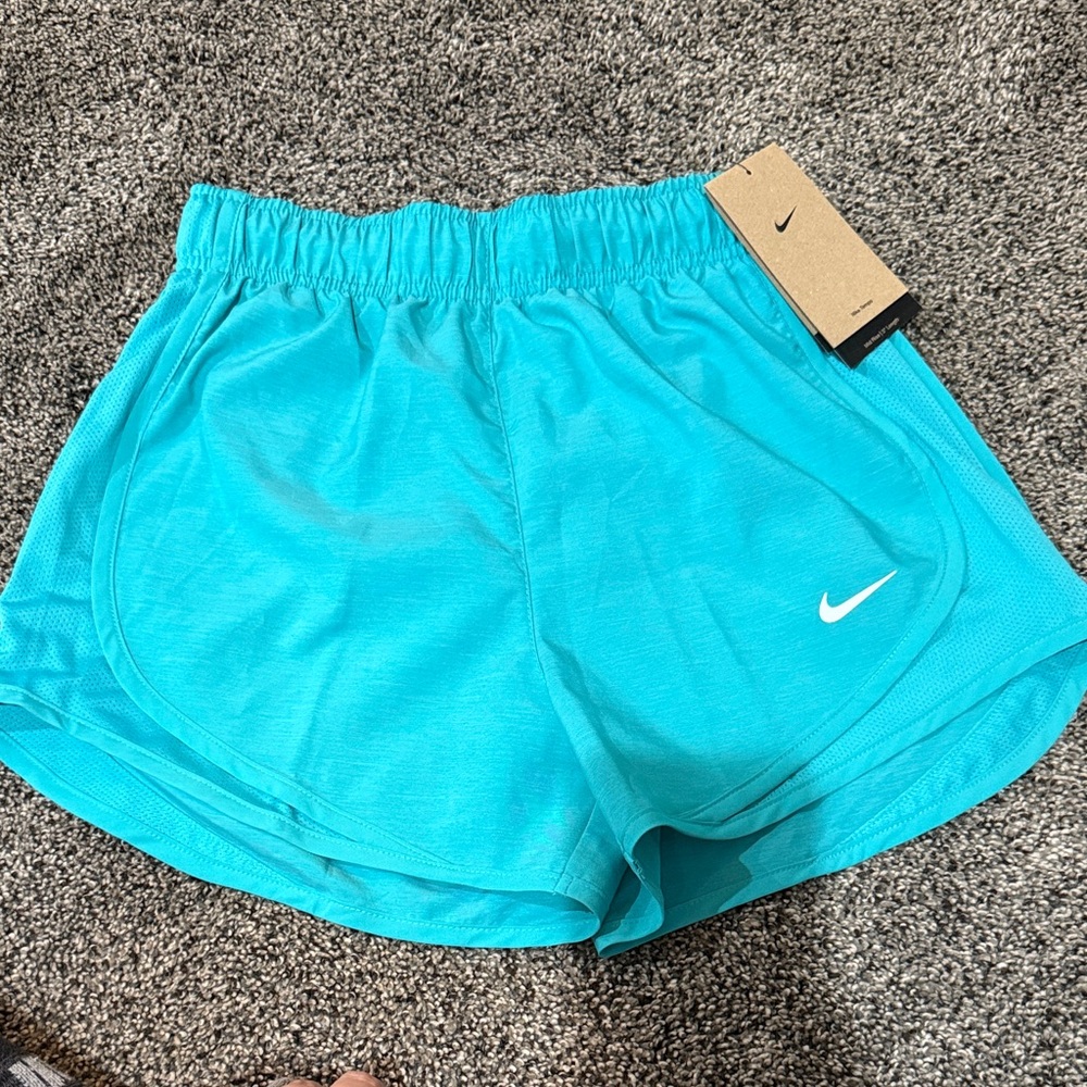 Nike Women's Aqua /Teal Athletic Shorts. NWT